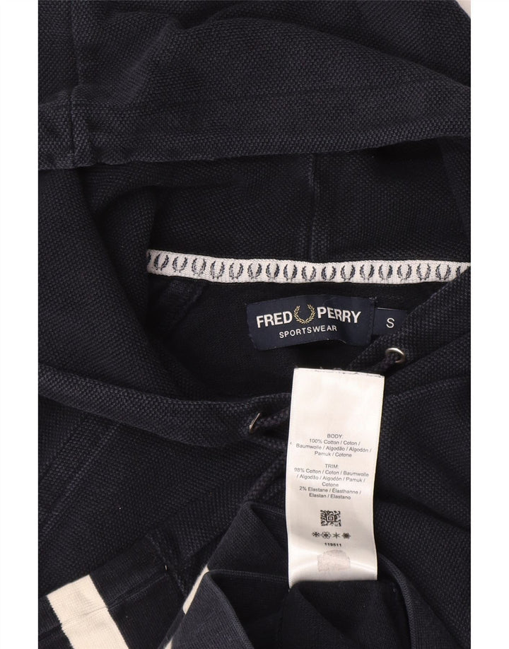 Pulover Fred Perry pentru bărbați, bumbac, albastru bleumarin