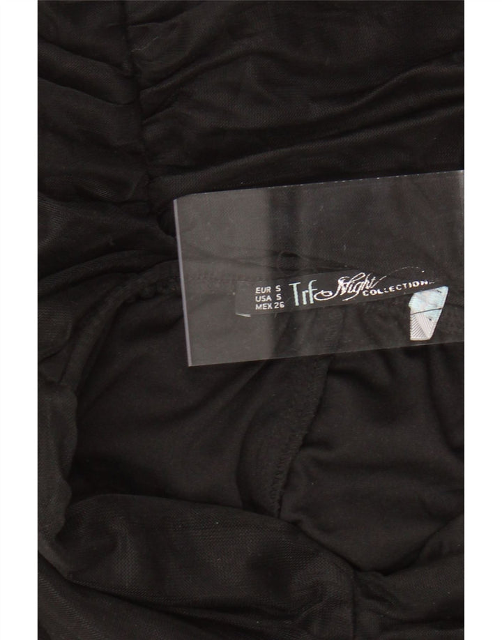 Rochie bodycon fără bretele ZARA UK 8 Mic Negru