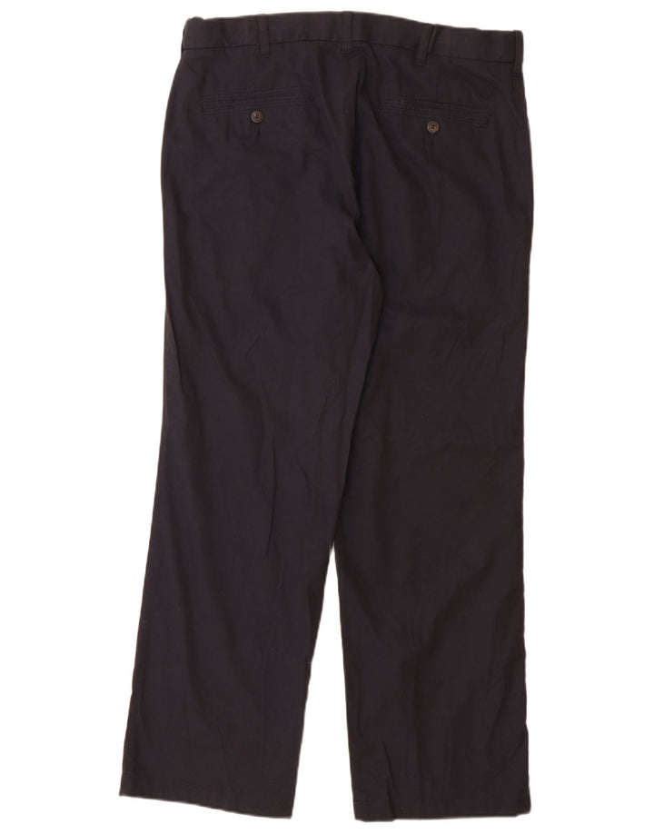 MARKS & SPENCER Pantaloni chino pentru bărbați Blue Harbour W34 L29 bleumarin