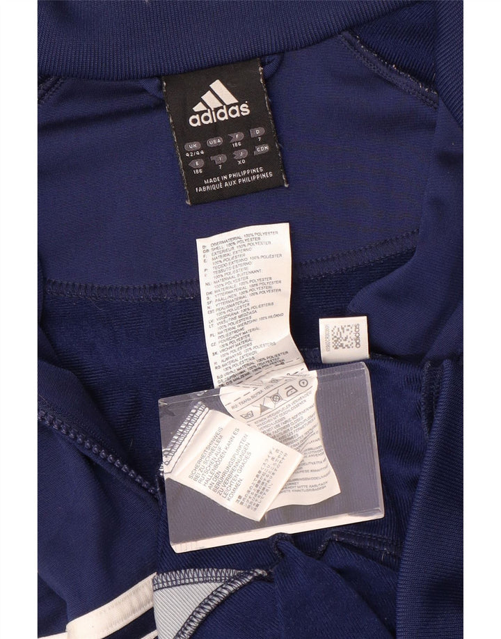 Jachetă de trening pentru bărbați Adidas UK 42/44 Poliester mare, albastru bleumarin