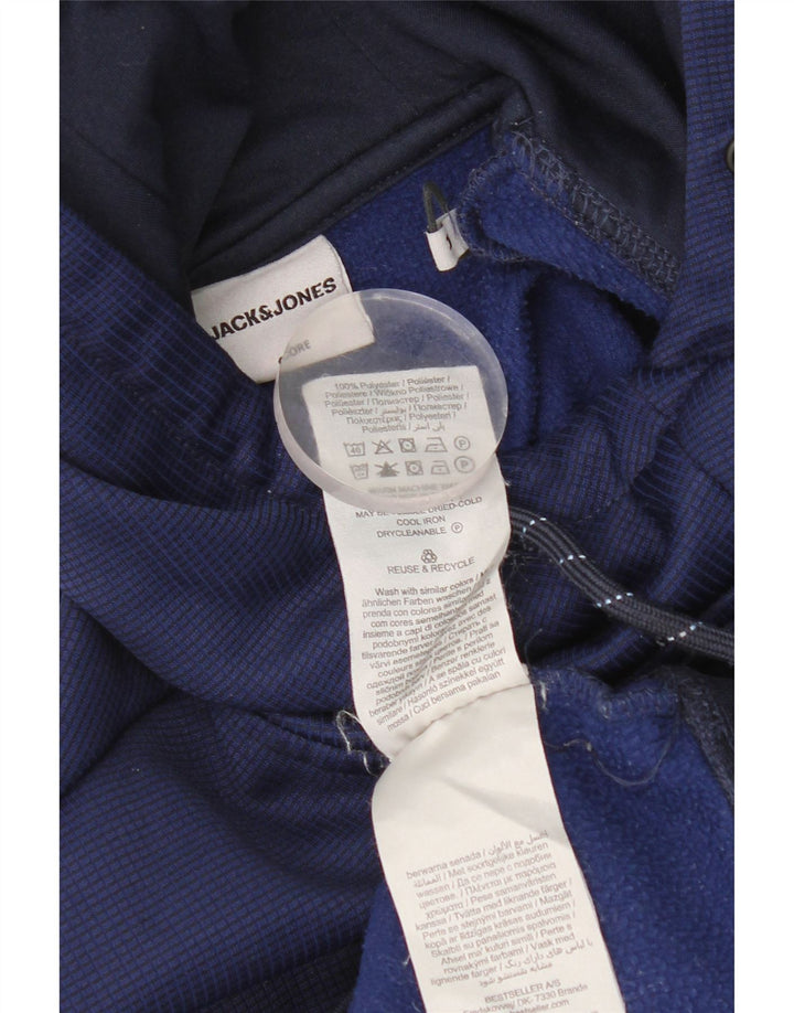 Pulover Jack & Jones pentru bărbați, poliester albastru mediu