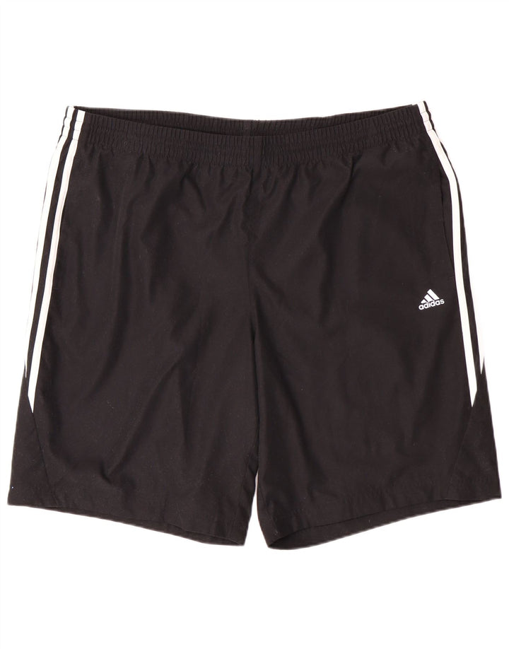 Pantaloni scurți sport pentru bărbați Adidas XL, poliester, negru