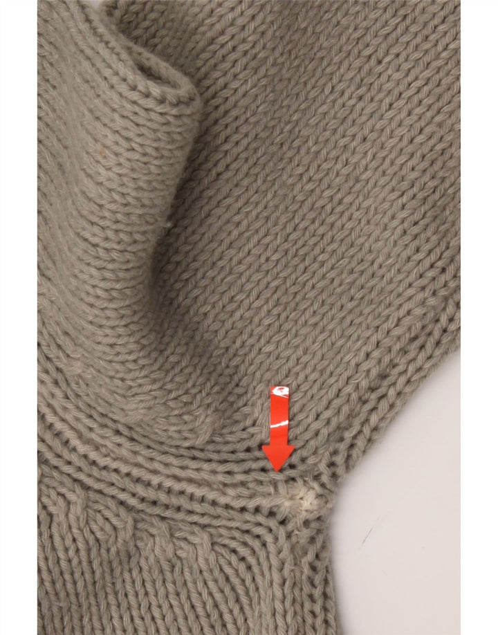 RIFLE Womens V-Neck Jumper Sweater UK 14 Large Grey Vintage Rifle and Second-Hand Rifle from Messina Hembry 