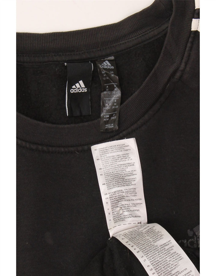 Pulover adidas pentru femei UK 12/14 bumbac mediu negru