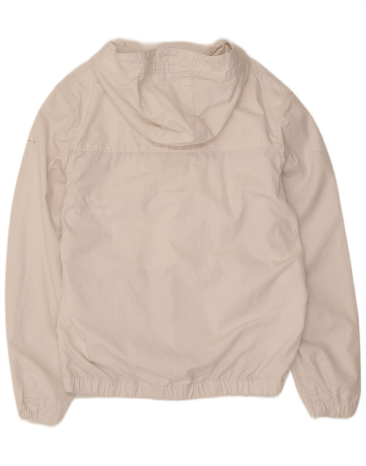 Jachetă Anorak cu glugă Lyle & Scott pentru bărbați UK 38 Poliester alb mediu