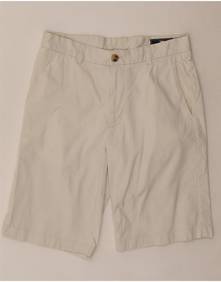 Pantaloni scurți chino pentru bărbați VINEYARD VINES, bumbac alb mediu W30