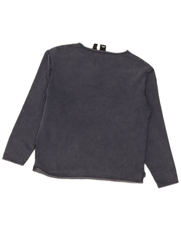 Pulover de hanorac Quiksilver pentru femei UK 14 Medium bleumarin Bumbac
