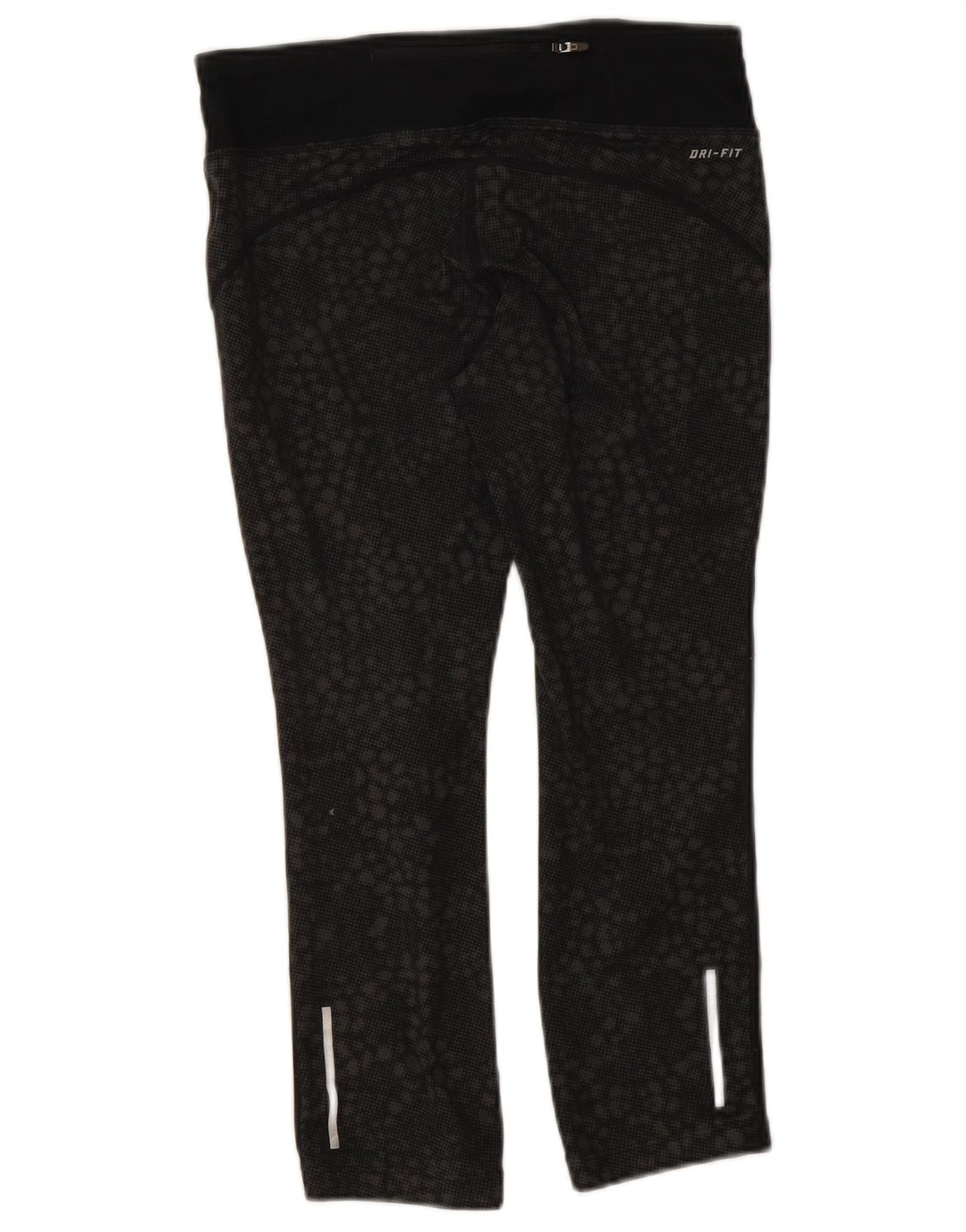 Leggings Nike Dri Fit pentru femei UK 10 Small Black Geometric