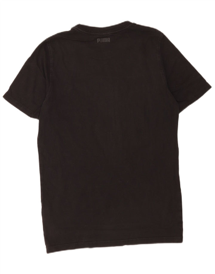 Tricou grafic Puma pentru bărbați Top mic bumbac negru