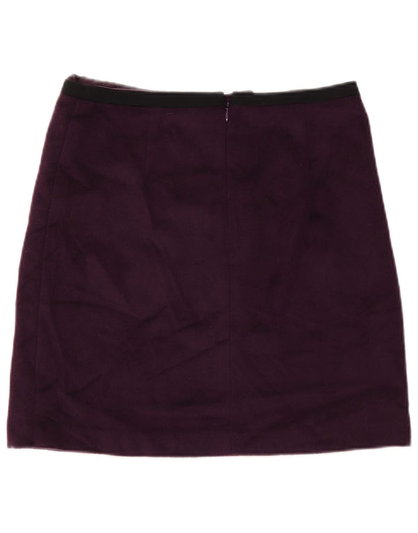 MARKS & SPENCER Fusta mini pentru femei UK 10 Small W28 Poliester violet