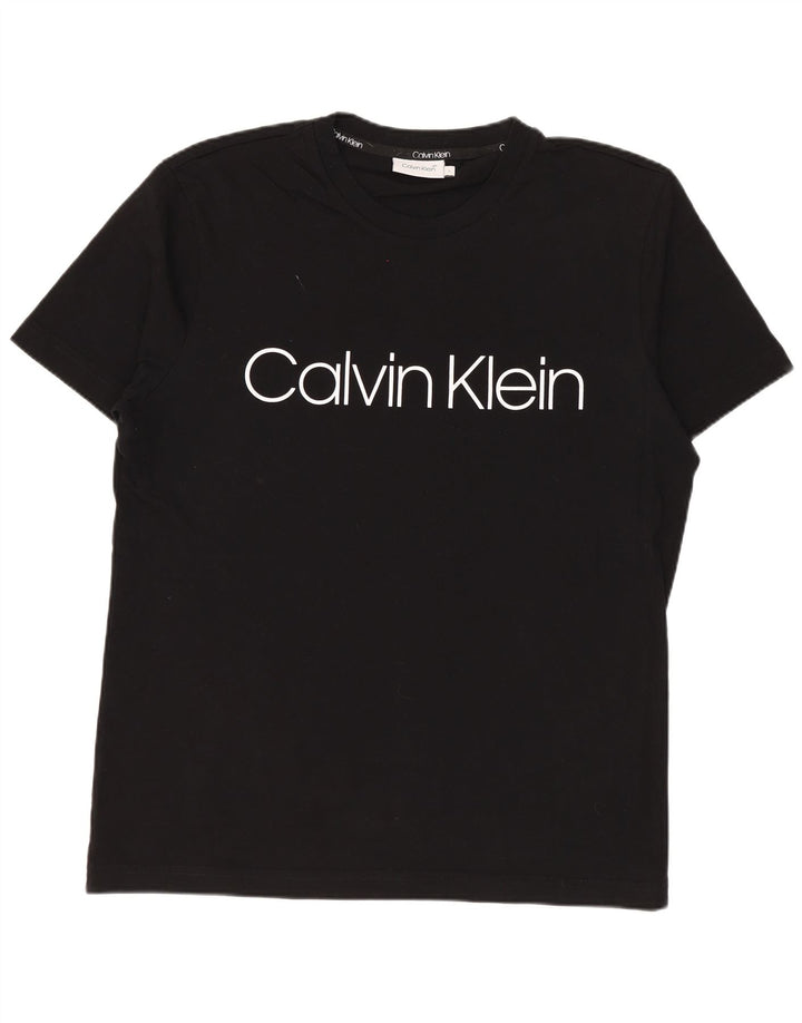 Tricou grafic pentru bărbați CALVIN KLEIN Top mare negru