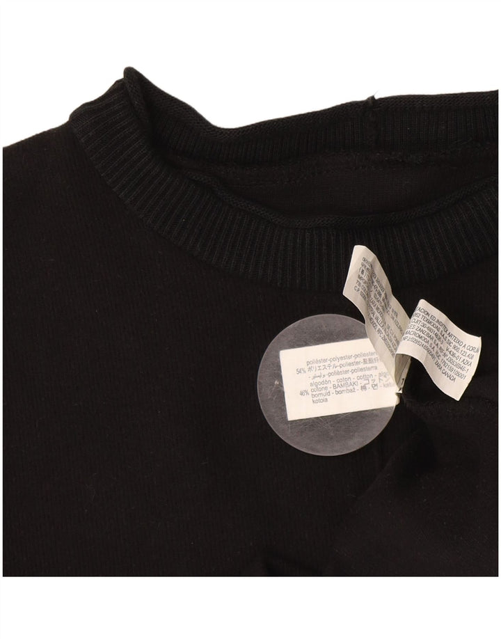 Rochie Pulover pentru Damă Zara UK 14 Medium Negru Poliester