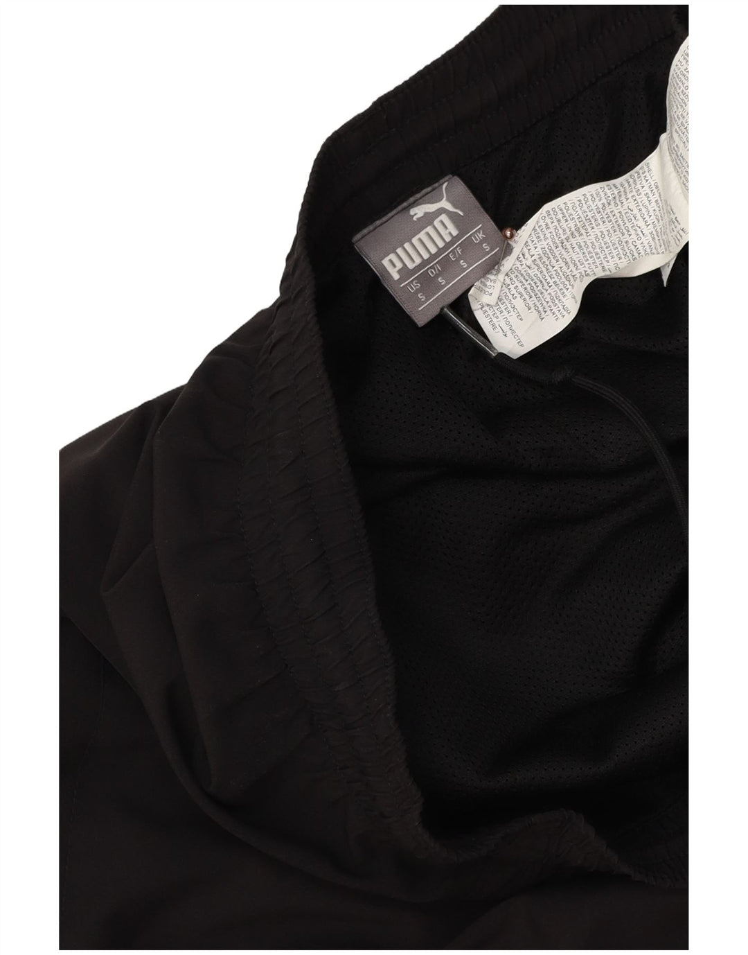 Pantaloni de trening PUMA pentru bărbați, poliester negru mic