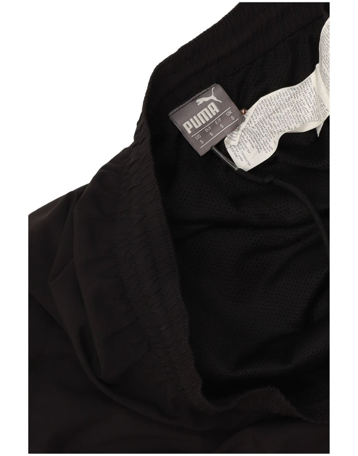 Pantaloni de trening PUMA pentru bărbați, poliester negru mic