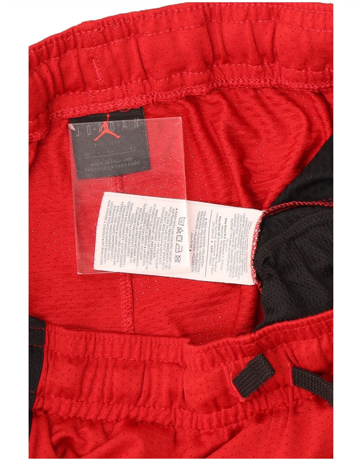 Pantaloni scurți sport Dri Fit Jordan pentru bărbați, XL, roșu, poliester color bloc