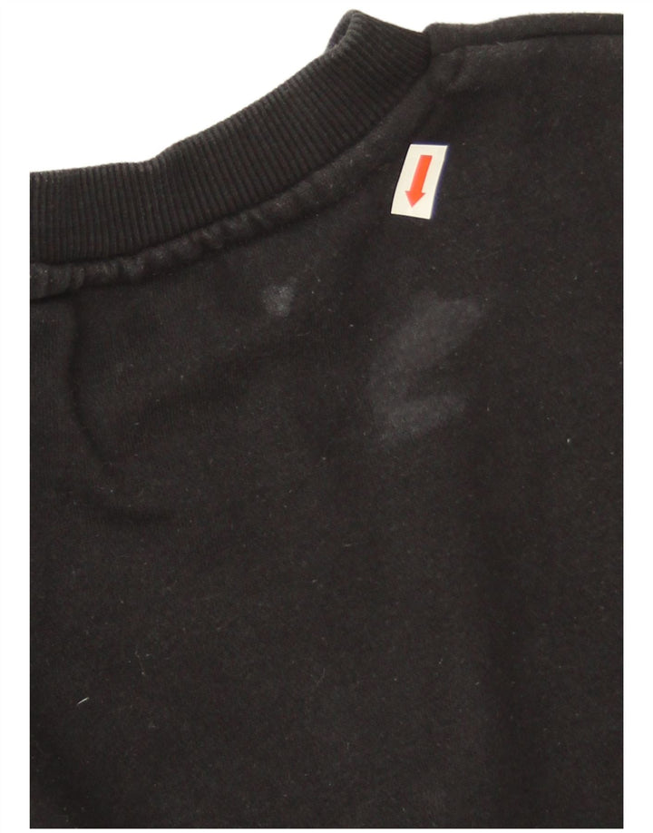 Pulover Nike pentru fete grafic supradimensionat 12-13 ani mare negru
