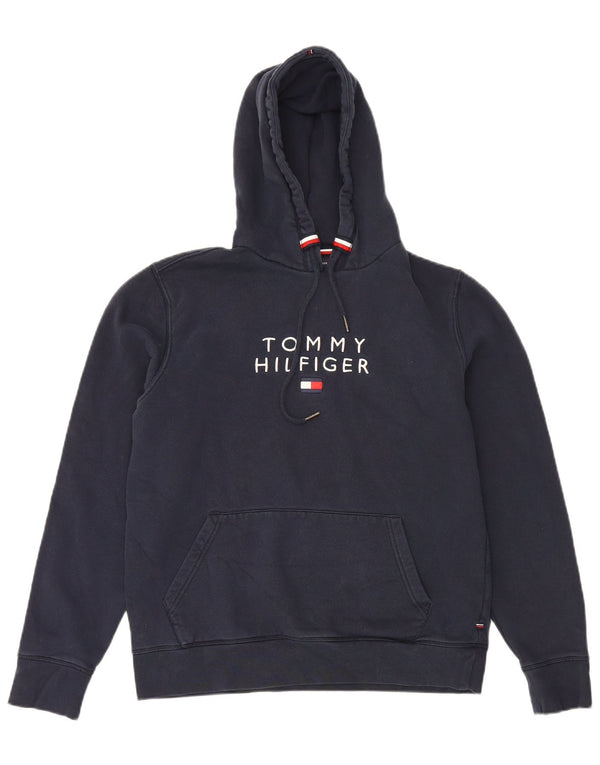 Hanocă grafică Tommy Hilfiger pentru bărbați. Pulover mic, albastru bleumarin, bumbac