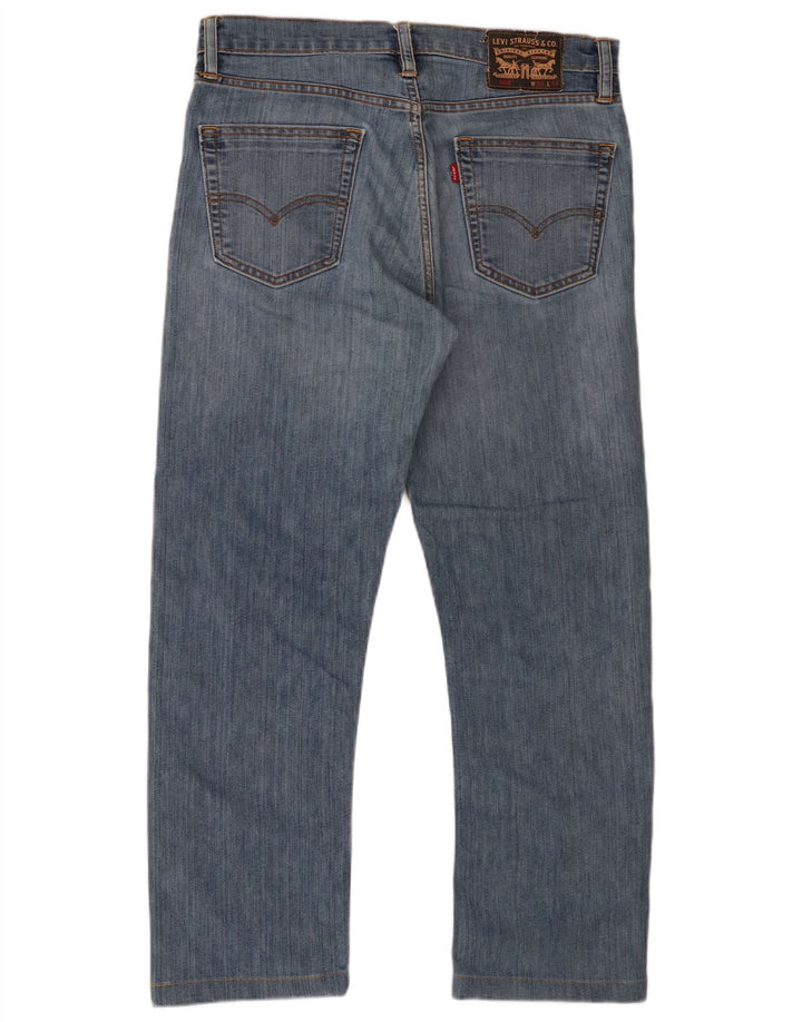 Blugi drepti pentru bărbați Levi's 504 W33 L27 Bumbac albastru