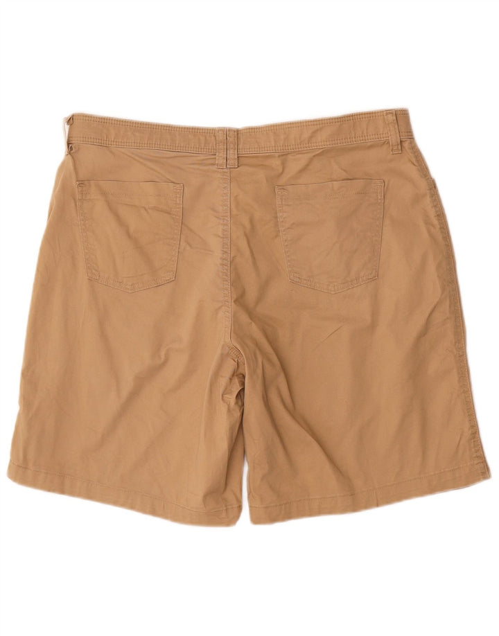 Pantaloni scurți casual pentru femei Lee US 12 Large W34 Beige Bumbac