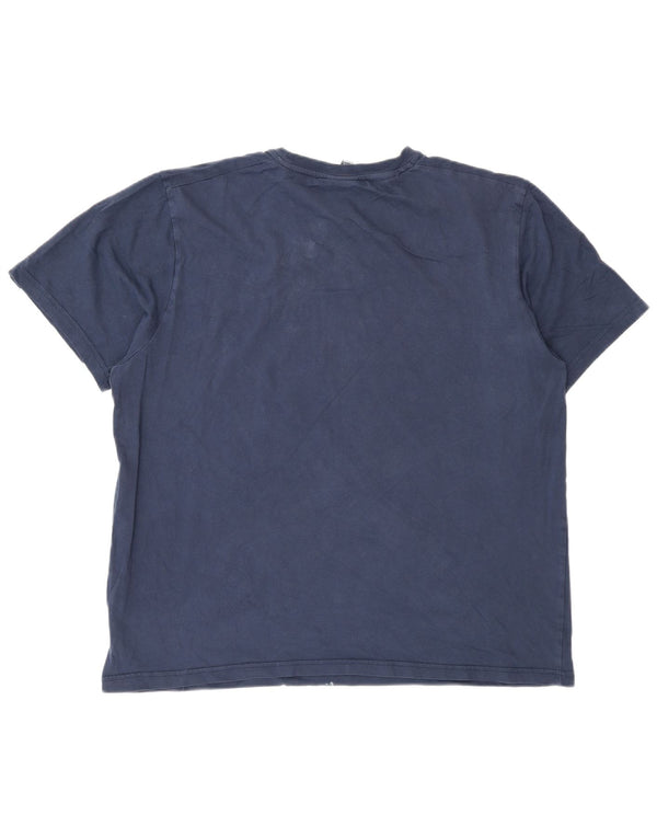 Tricou grafic pentru bărbați Ellesse Top 2XL Bumbac bleumarin