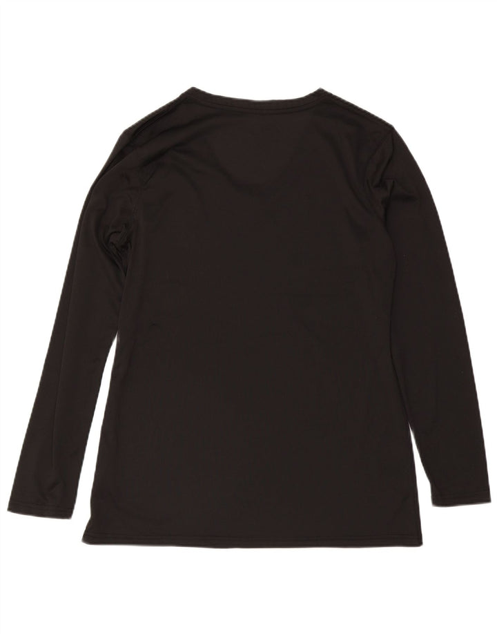 Top pentru femei Carhartt cu mânecă lungă UK 16, mare, negru, poliester