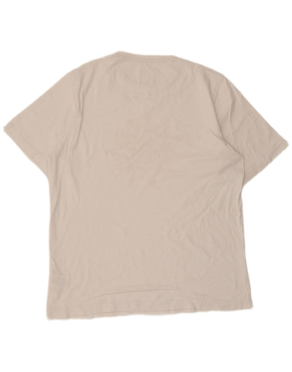 Tricou grafic pentru bărbați Pretty Green Top mare, alb, bumbac