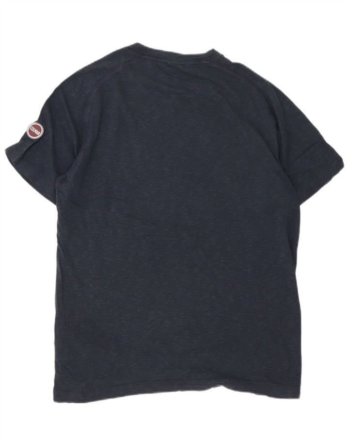 Tricou Colmar pentru bărbați, cu croiala normală, top mediu, albastru marin, bumbac cu pete