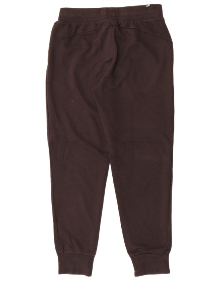 Pantaloni de trening Puma pentru bărbați Joggeri, bumbac mediu negru