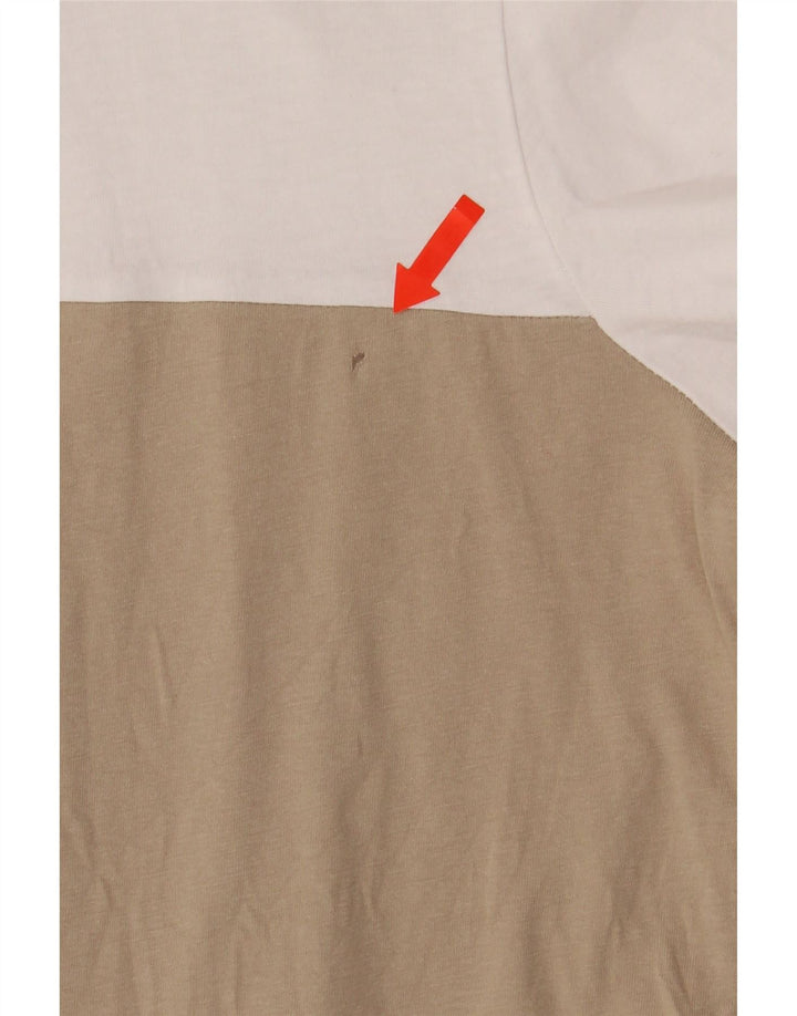 Tricou pentru bărbați Champion Top mare, alb, bloc de culoare