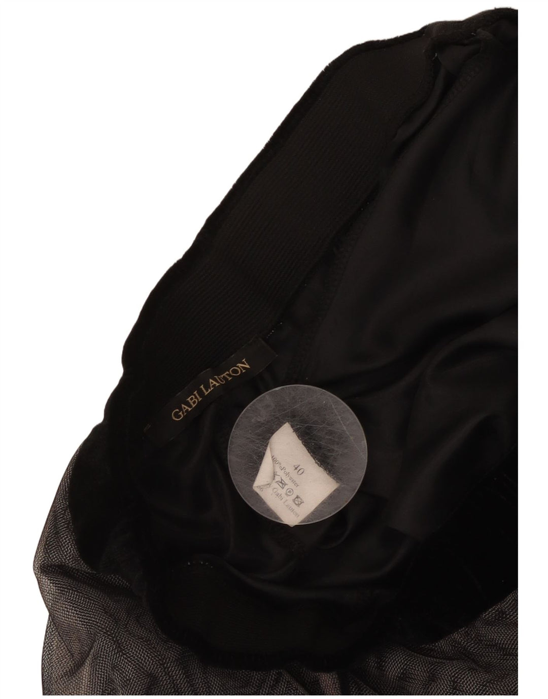 Fusta evazată pentru femei GABI LAUTON EU 40 Medium W28 Poliester negru