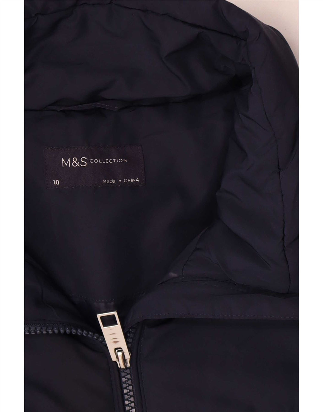 Jachetă căptușită pentru femei Marks & Spencer UK 10 Small, bleumarin, poliester