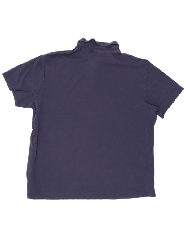 Tricou polo pentru bărbați Orvis 2XL, bumbac bleumarin