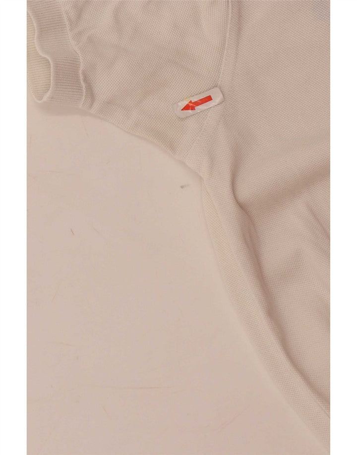 Cămașă polo Fred Perry pentru bărbați, bumbac alb mic