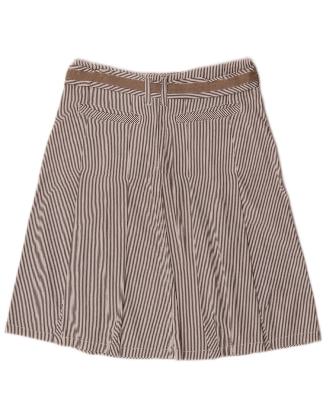 Fusta A-Line pentru femei Marlboro Classics EU 40 Medium W30 Gri Pinstripe