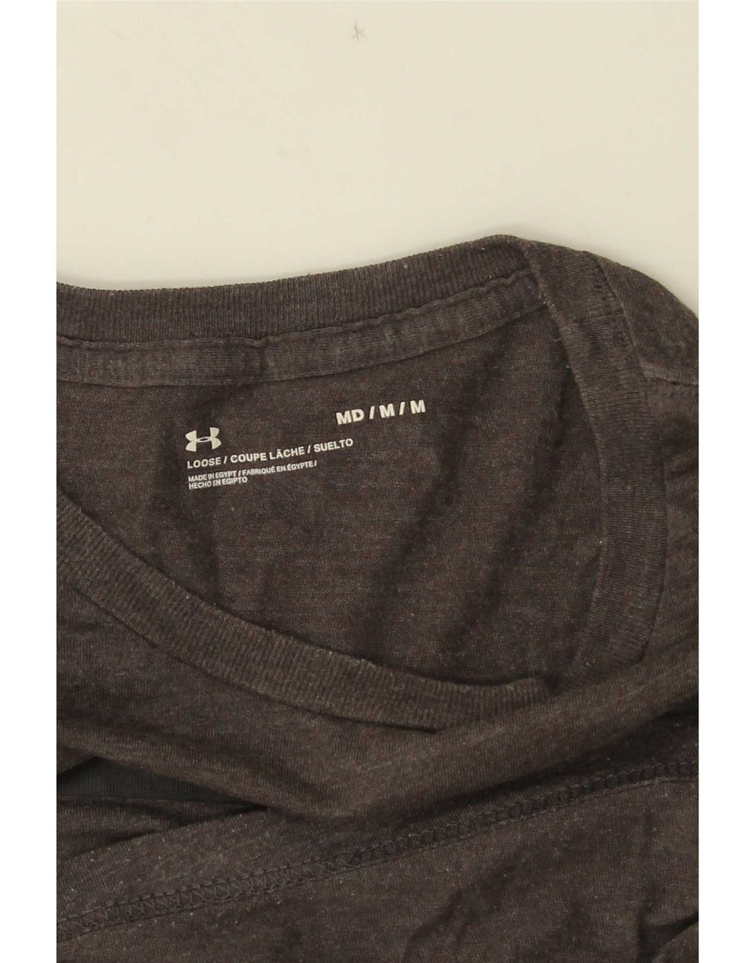 Under Armour Mens Graphic T-Shirt Top Medium Grey