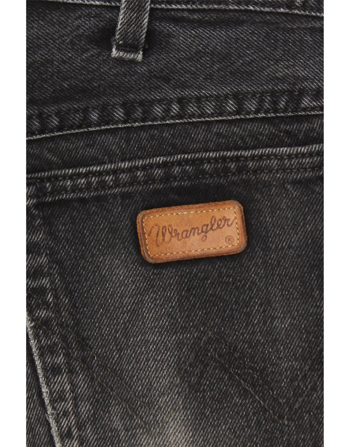 Blugi drepti pentru bărbați Wrangler W30 L30 negri