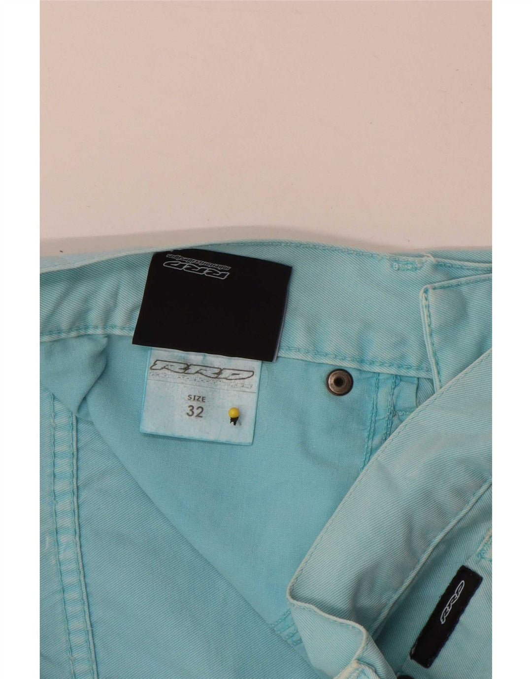 Pantaloni scurți casual pentru bărbați RRD W32, bumbac albastru mediu