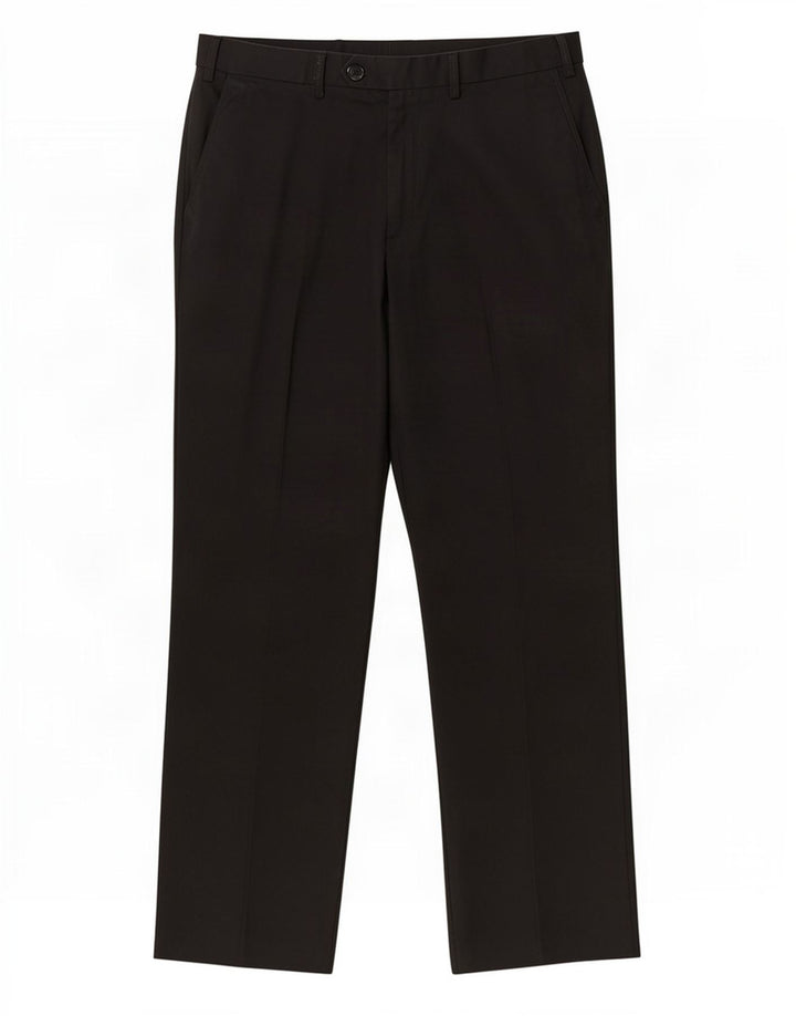 Marks & Spencer Pantaloni de costum pentru bărbați, drepti, cu croiala normală L34 L31 Lână neagră