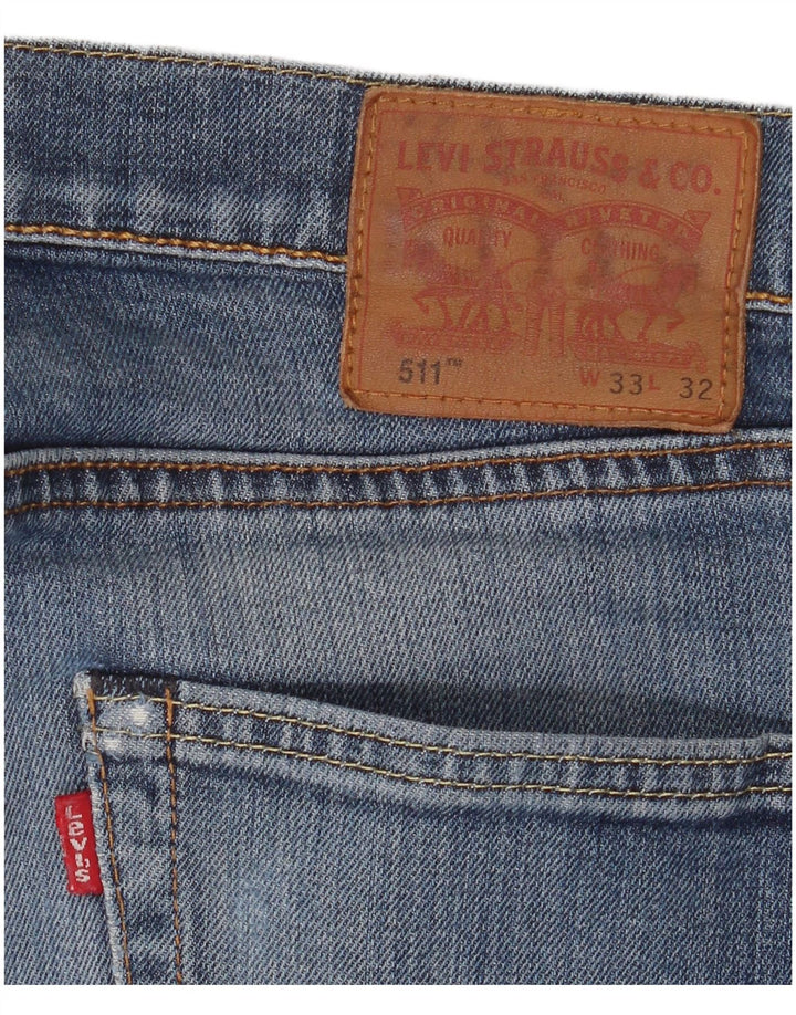 Blugi Levi's 511 Slim W33 L32 Albastru