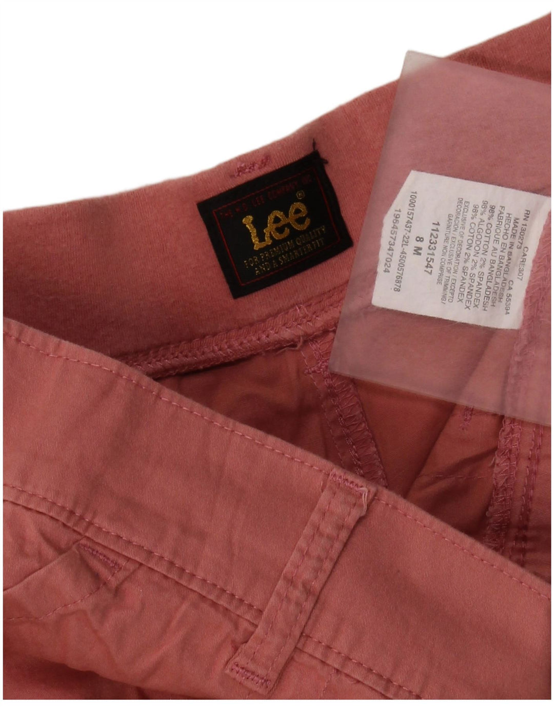 Pantaloni scurți Lee pentru femei US 8 Medium W30 Pink Bumbac
