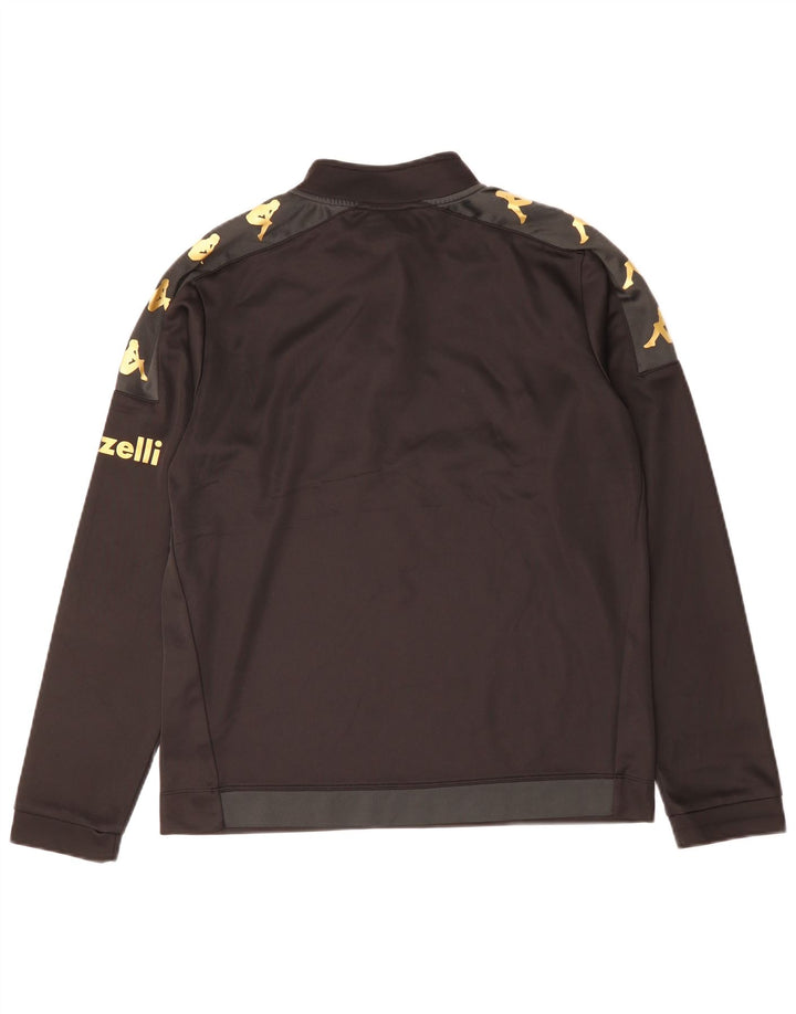 Top de trening cu pulover grafic Kappa Spezia Calcio pentru bărbați, mare, negru