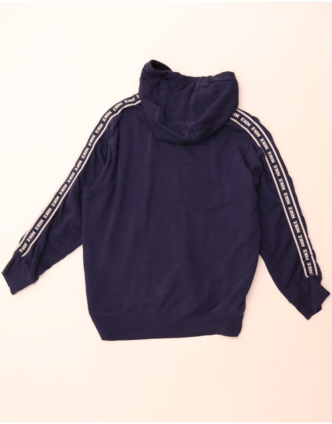 Pulover Nike pentru bărbați cu glugă grafică, mare, albastru, bumbac