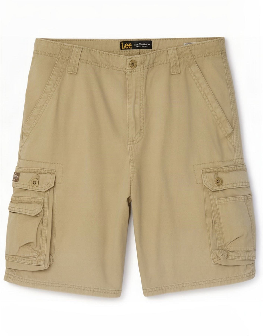 Lee Mens Cargo Shorts Medium W33 Beige Bumbac