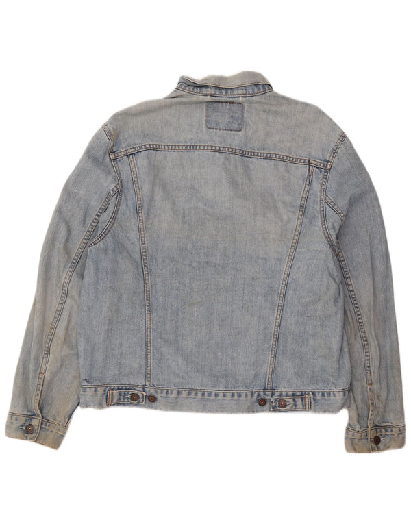 Jachetă de blugi pentru bărbați Levi's UK 40, mare, albastru, bumbac