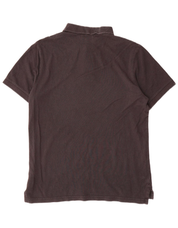 Tricou polo Nike pentru bărbați, bumbac mediu negru