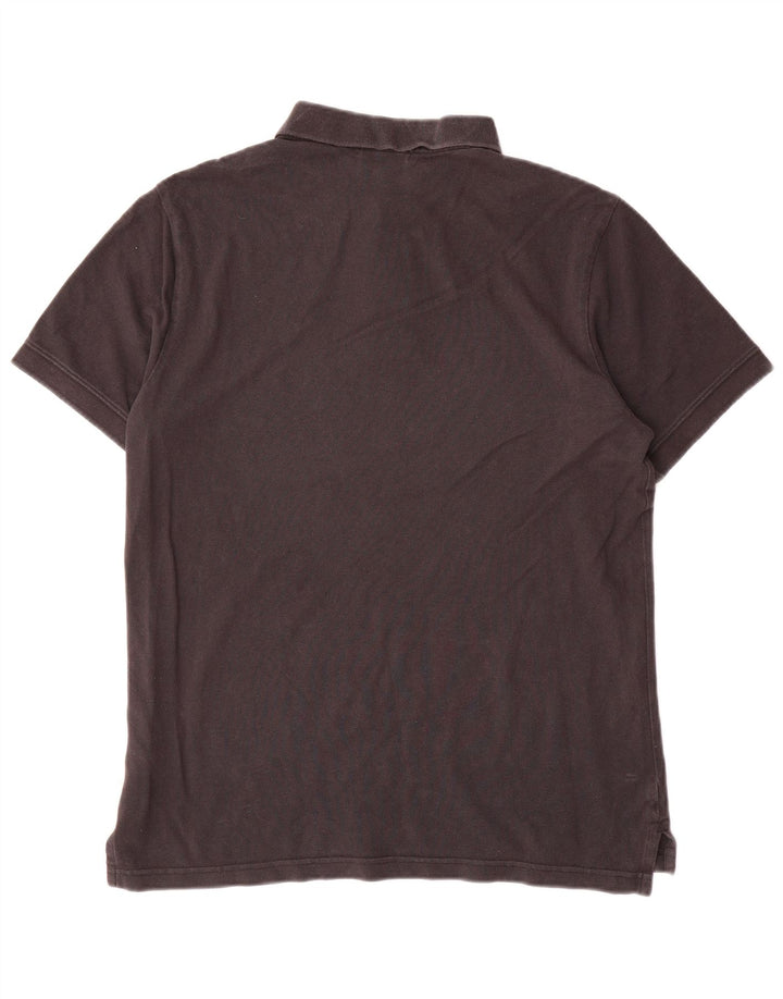 Tricou polo Nike pentru bărbați, bumbac mediu negru