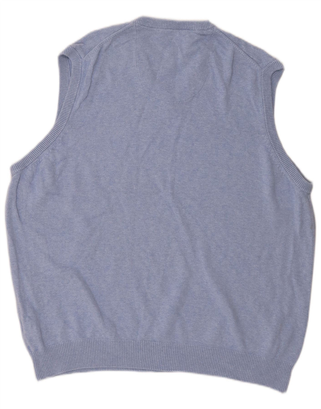 Marks & Spencer Mens Vest Tank Top XL Blue Bumbac