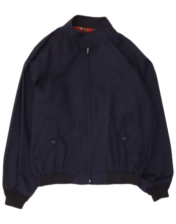 Bomber vintage pentru bărbați UK 42 XL bleumarin poliester