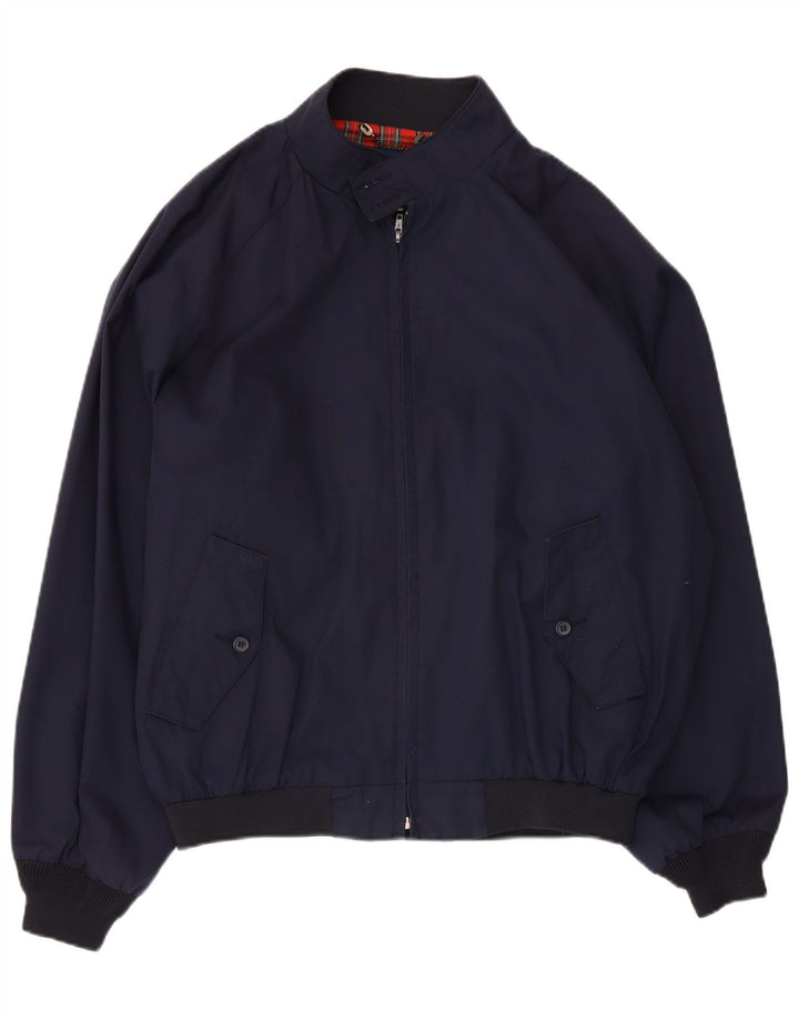 Bomber vintage pentru bărbați UK 42 XL bleumarin poliester