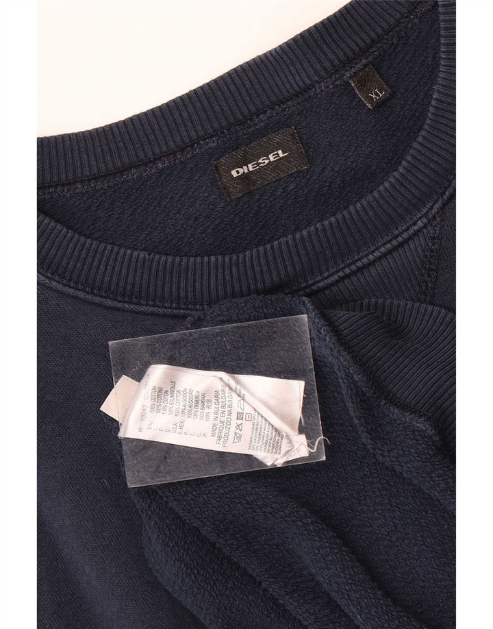 Hanorac pentru bărbați Diesel Pulover XL bleumarin